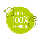Latte 100% francese